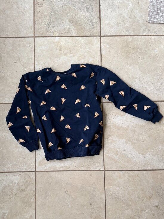 Miles The Label Other - Miles the Label Pizza Print Sweatshirt | Size 5Y | Organic Cotton